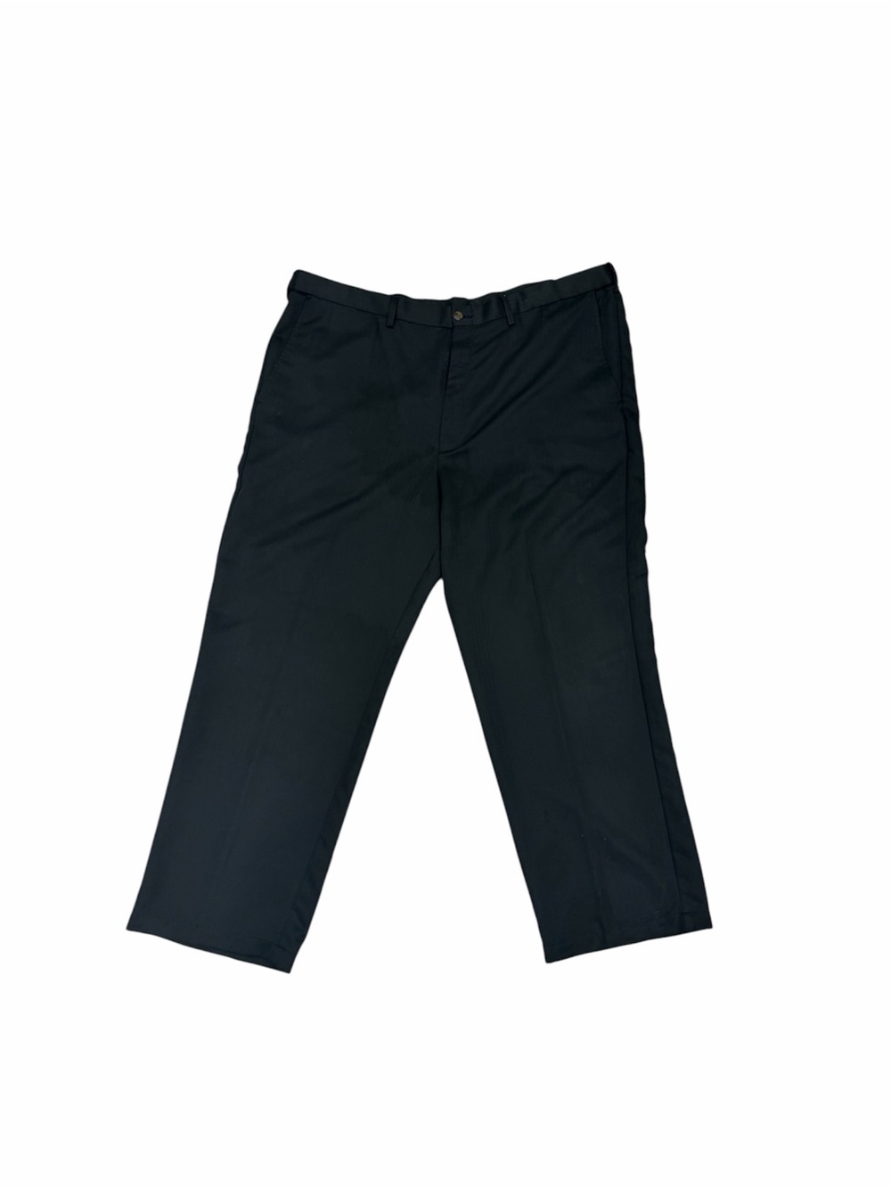 Haggar Black Men's Dress Pants - Classic Straight Leg
